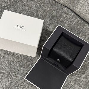 IWC Black and White Watch Case